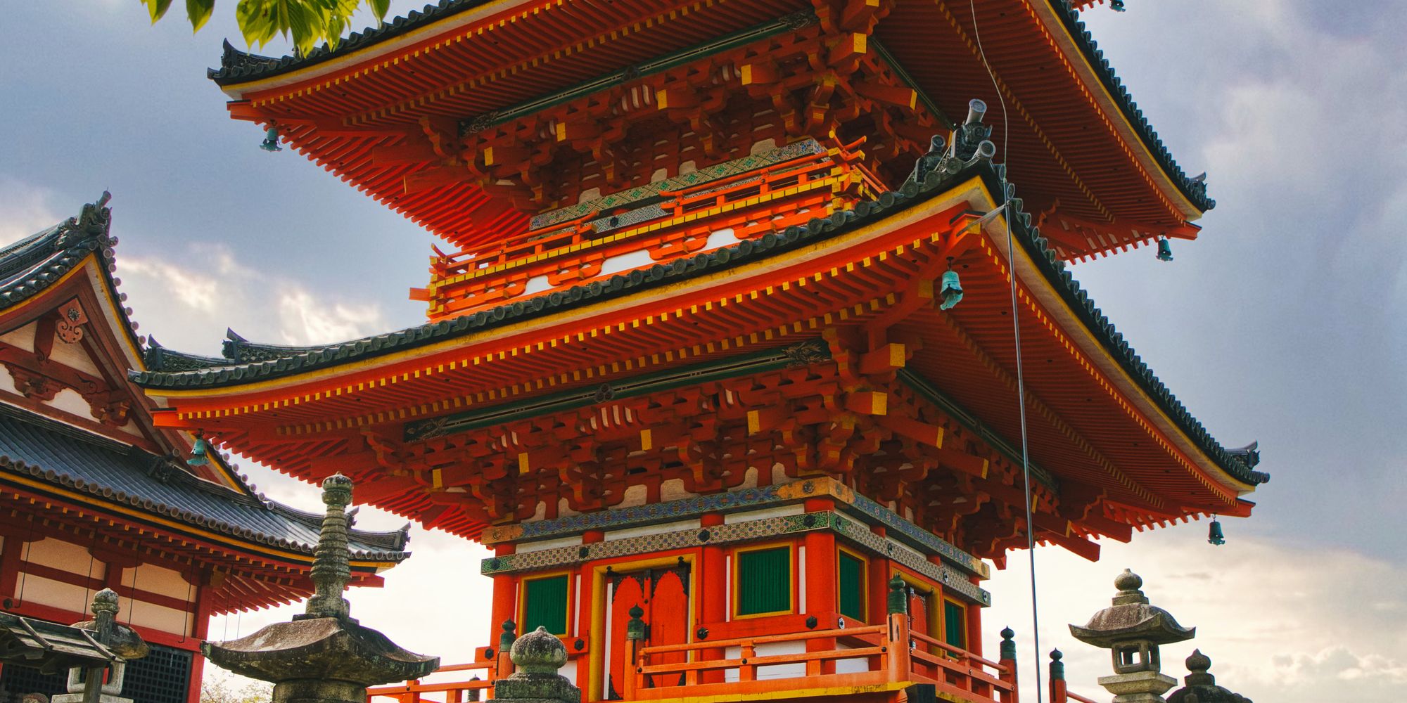Pagoda del templo Kiyomizu-dera en Kioto