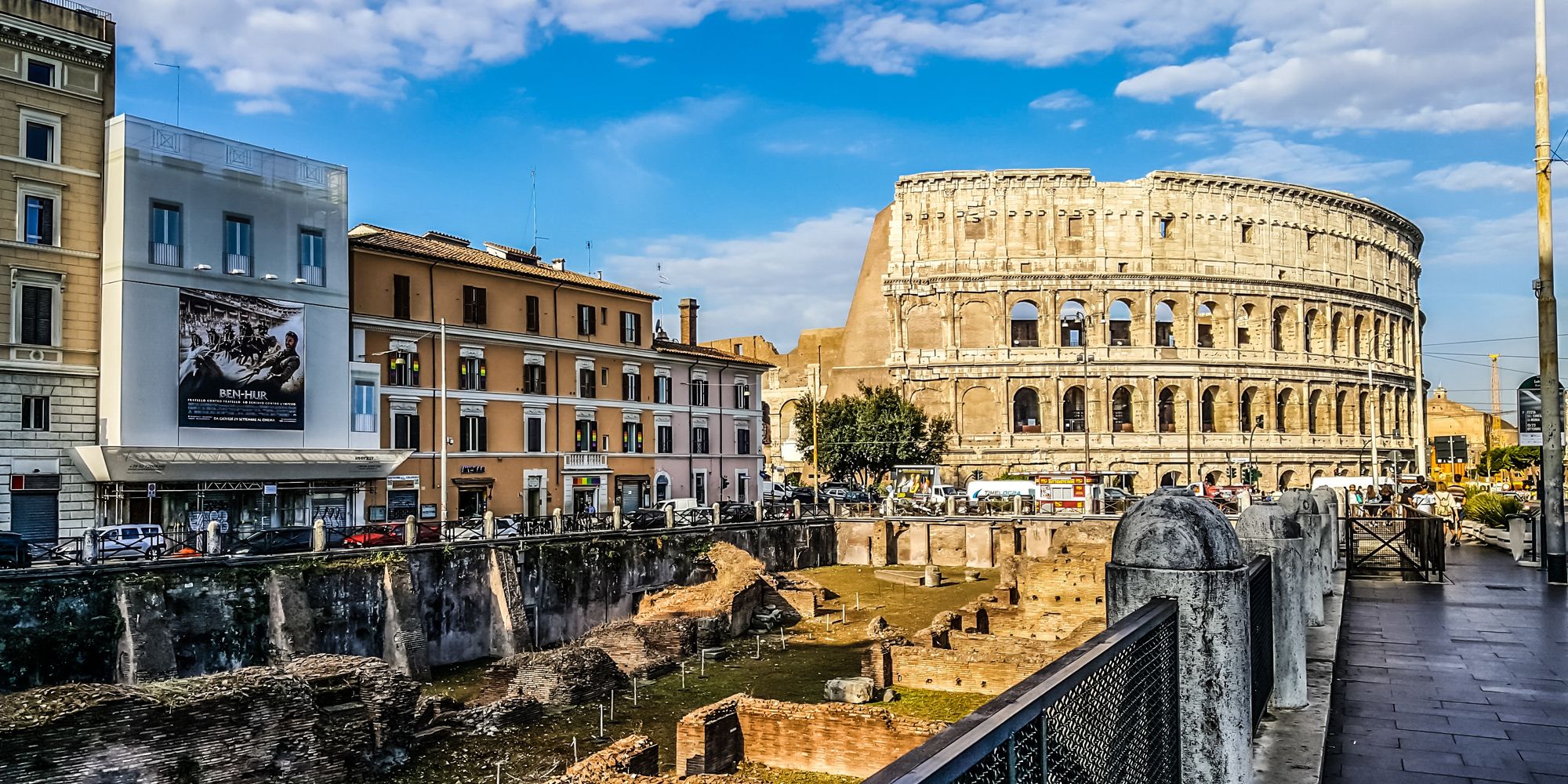 El Coliseo y la ciudad de Roma